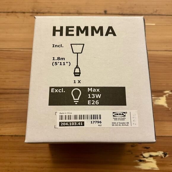 IKEA Hemma light cord set. - Picture 4 of 6